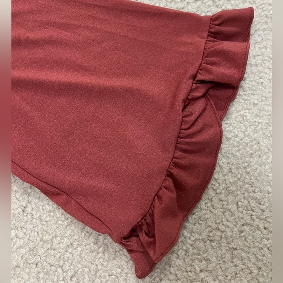 DAYTRIP Lace Crochet Yoke Split Neck Blouse - Picture 6 of 7